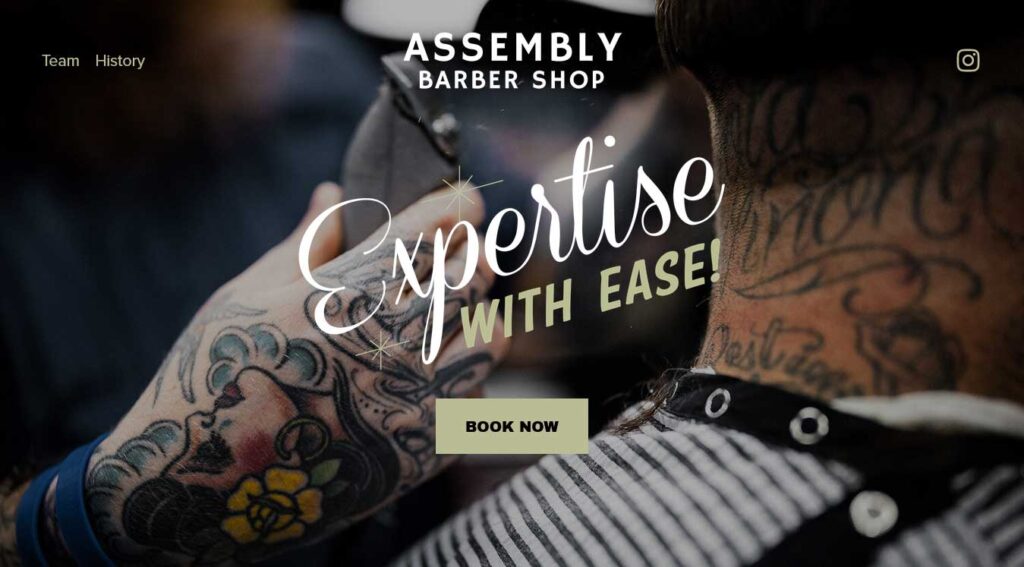 assembly barbershop website