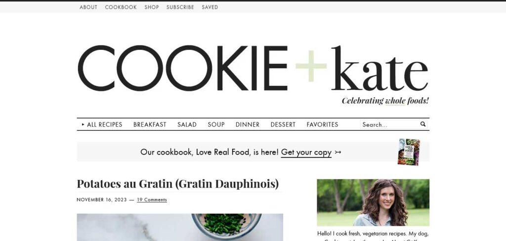 cookie and kate: informational website