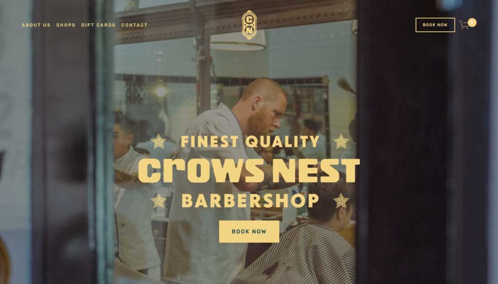 crowsnest barbershop website