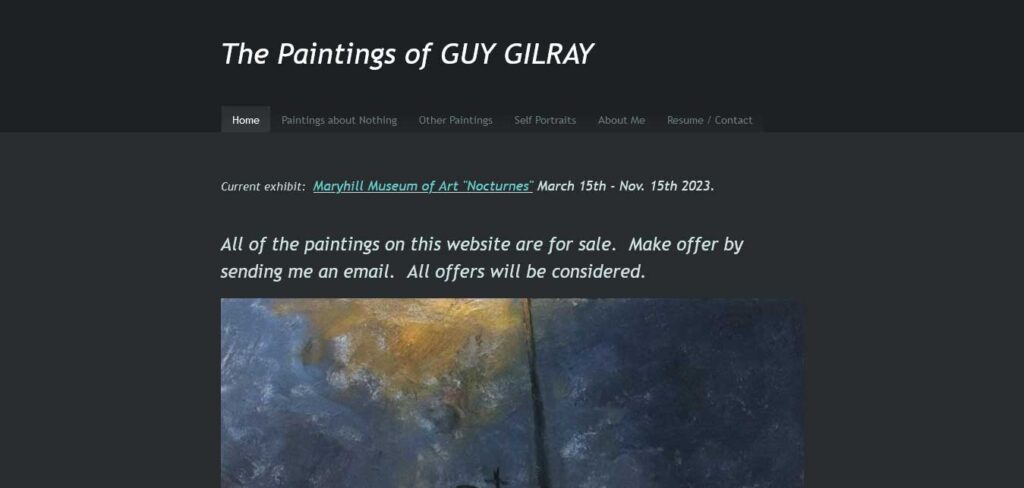 guy gilray artist website