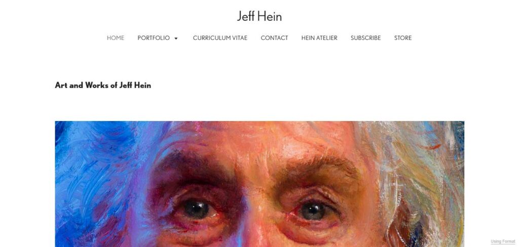jeff hein's artist website