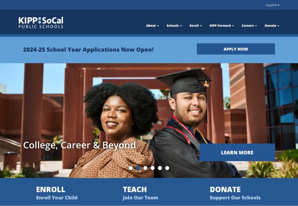 kipp socal: school website