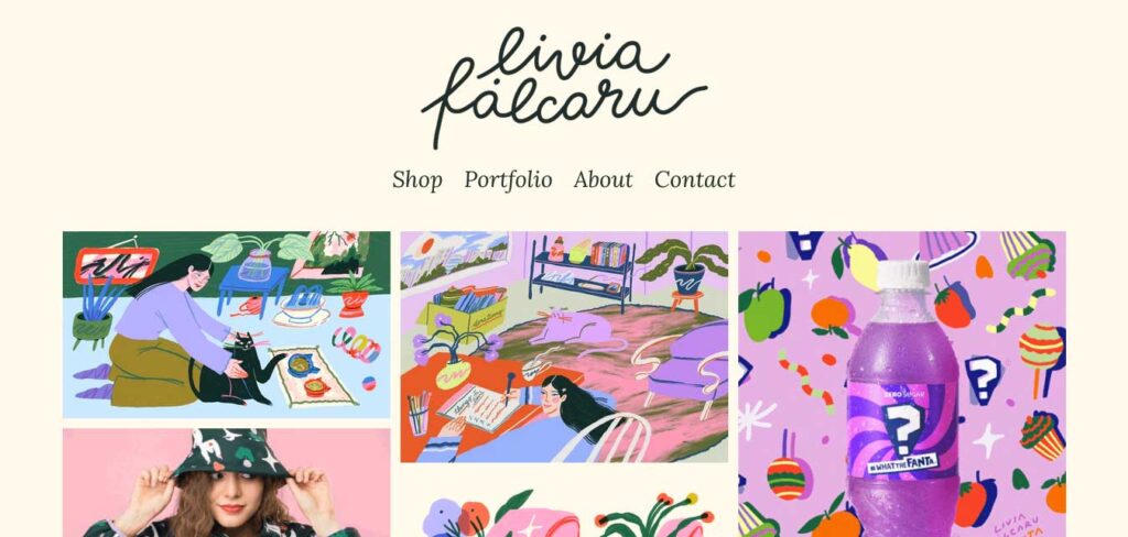 livia falcaru artist website