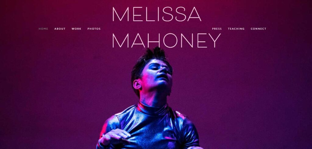 Melissa Mahoney: actor website 