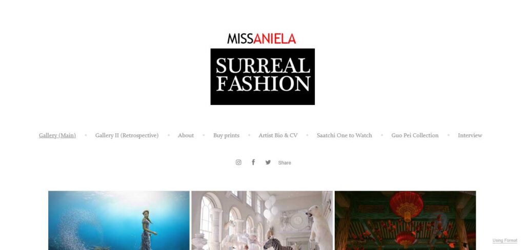 surreal fashion artist website
