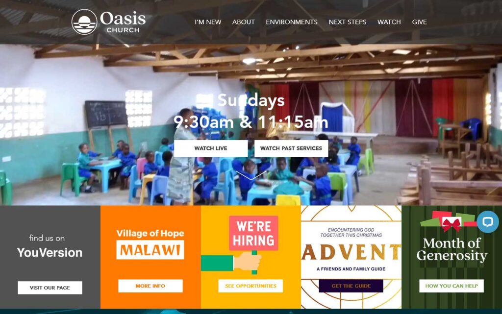 oasis church website