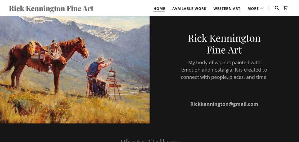 rick kennington artist website