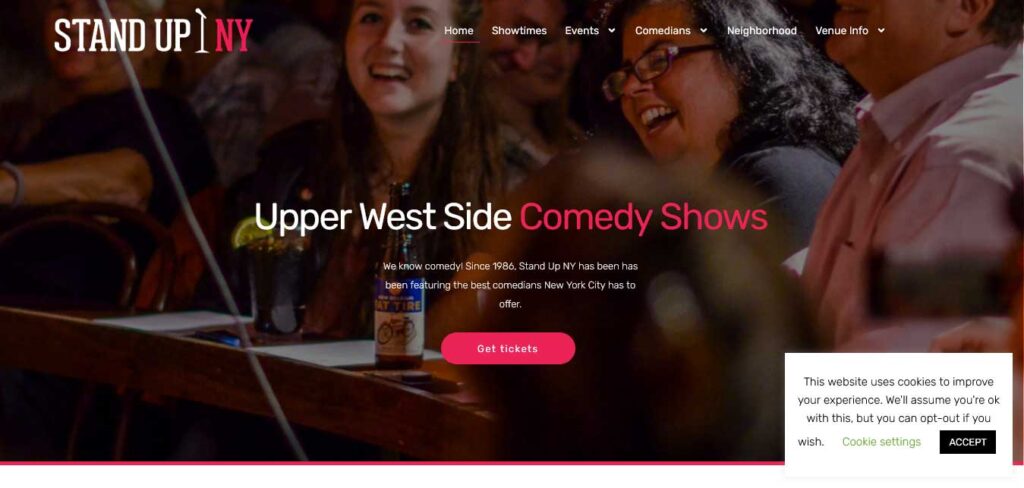 Stand Up Ny: comedian website