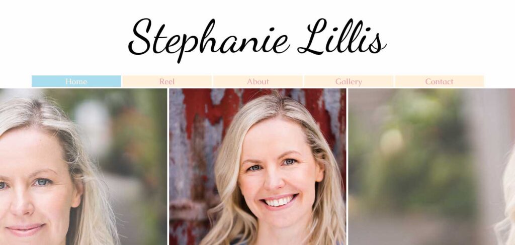 stephanie Lillis: actor website 