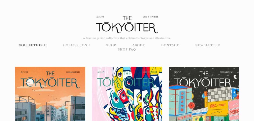 the tokyoiter artist website