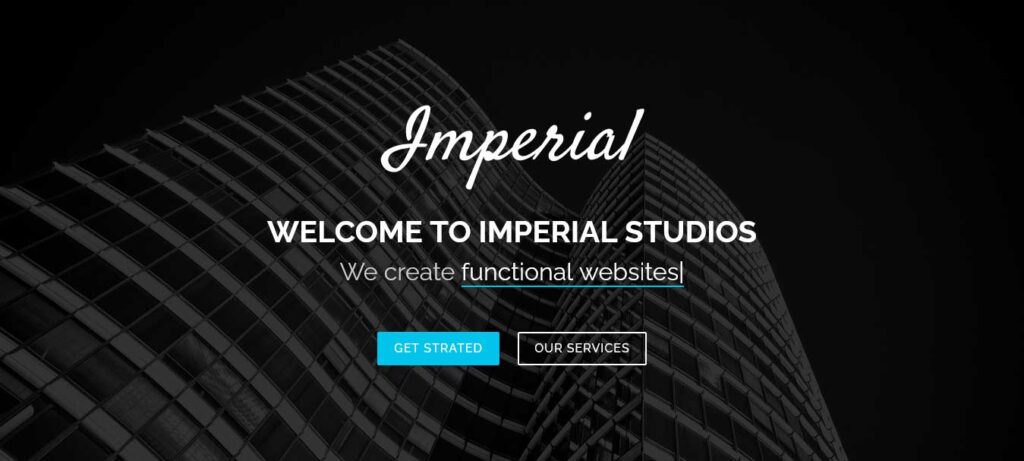 Imperial - Free Onepage Bootstrap Theme 