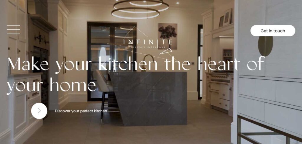 infinite bespoke kitchens interior design website