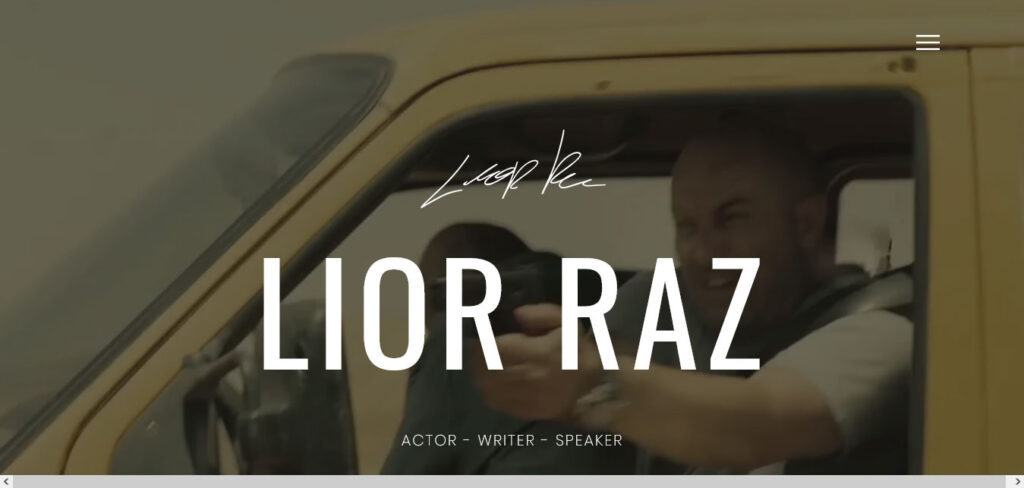 Lior Raz website