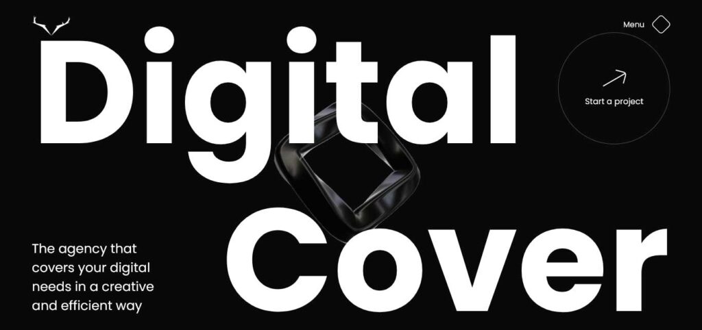 digital cover website design