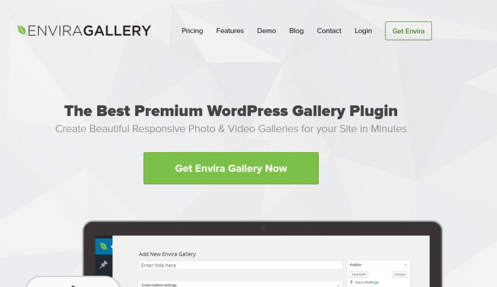 envira gallery plugin for WordPress