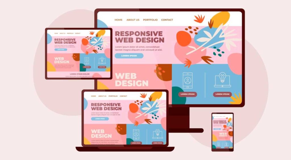 ecommerce website: responsive design
