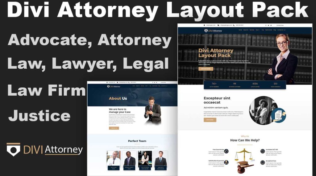 divi attorney layout pack