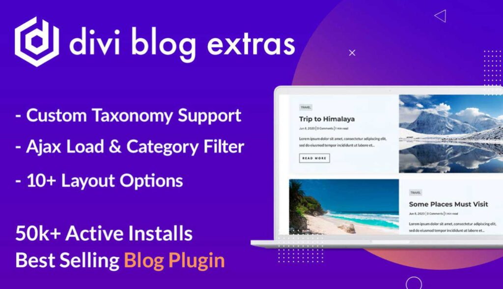 divi blog extras plugin