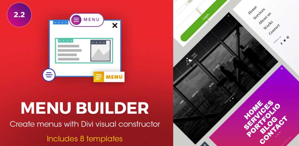 Divi Menu Builder plugin