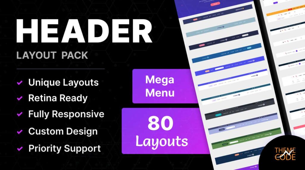 Header Layout Pack for Divi by TNC
