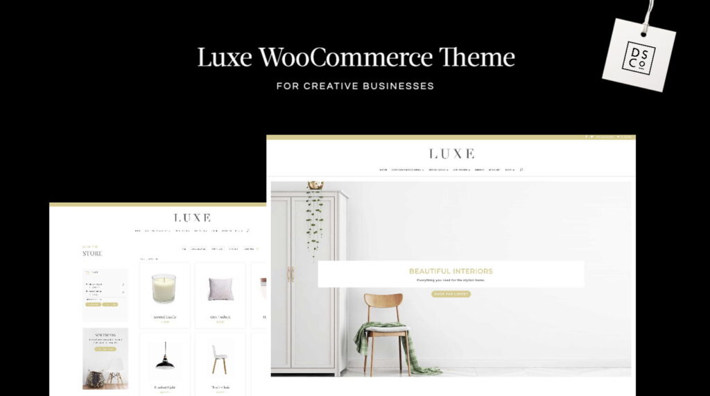 luxe woocommerce divi child theme
