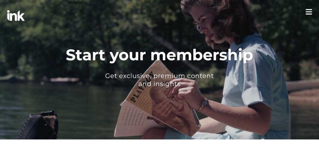 Ink WordPress membership theme