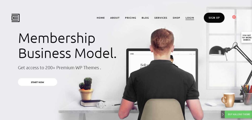 kallyas WordPress membership theme
