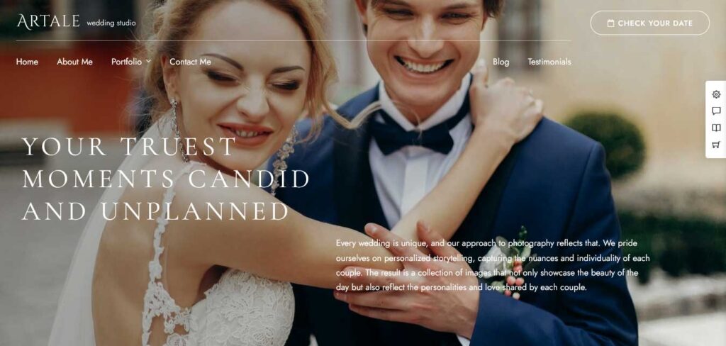 Artale wedding WordPress theme