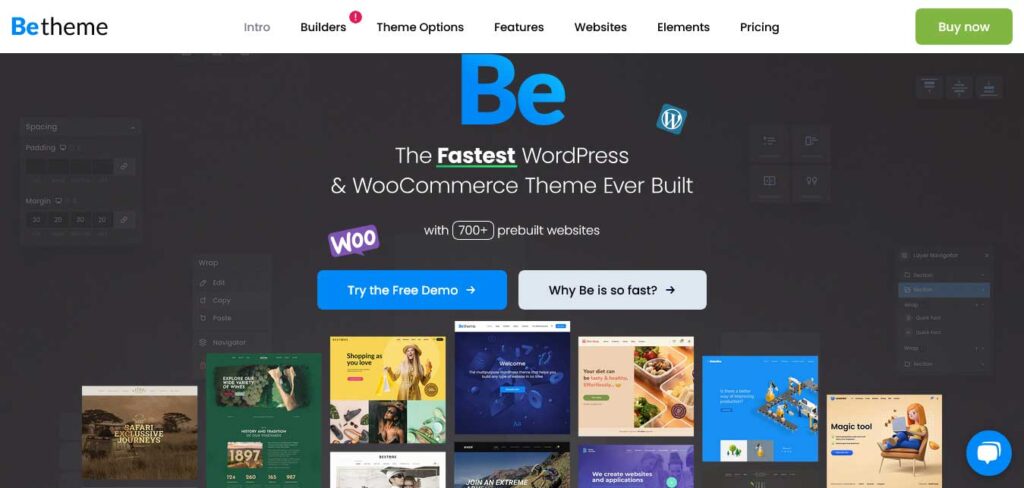 betheme fastest WordPress theme