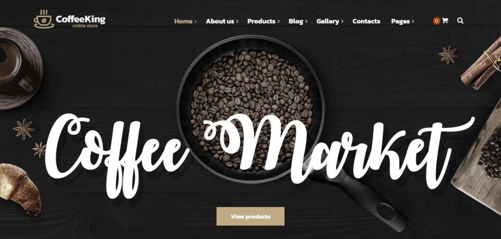 coffeeking wordpress theme