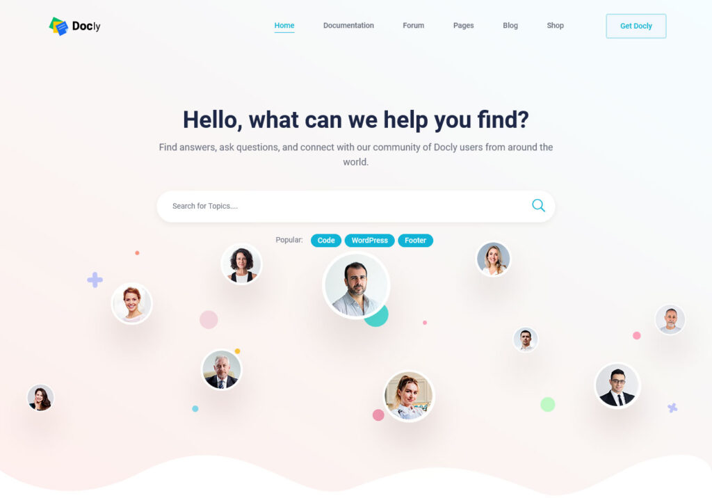 Docly Knowledge Base and Wiki WordPress Themes