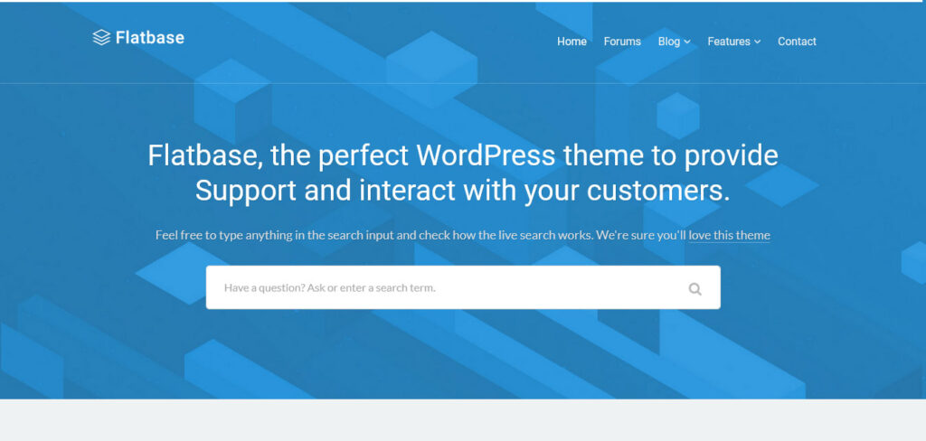 flatbase knowledge base WordPress theme