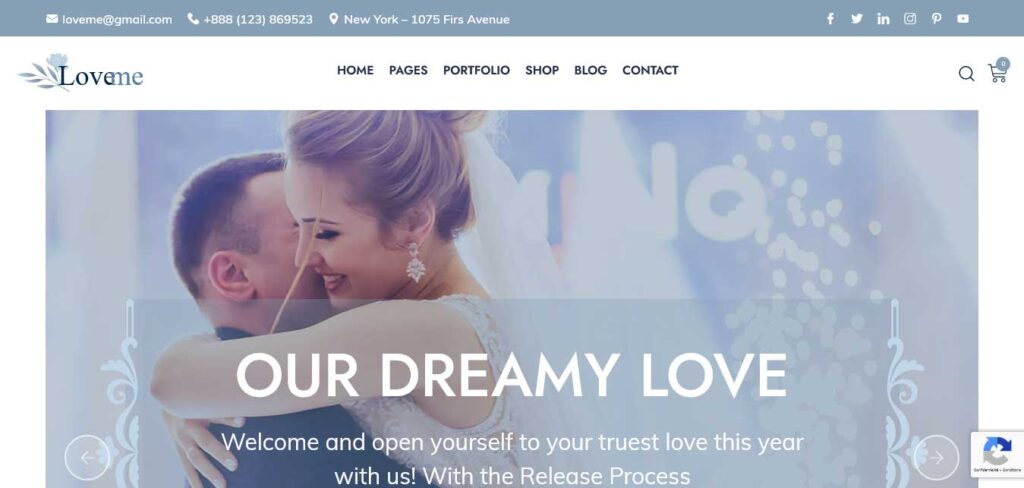 Loveme wedding wordpress theme