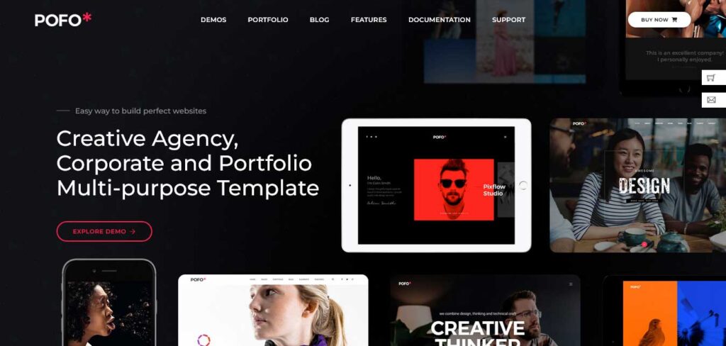 Pofo Bootstrap template