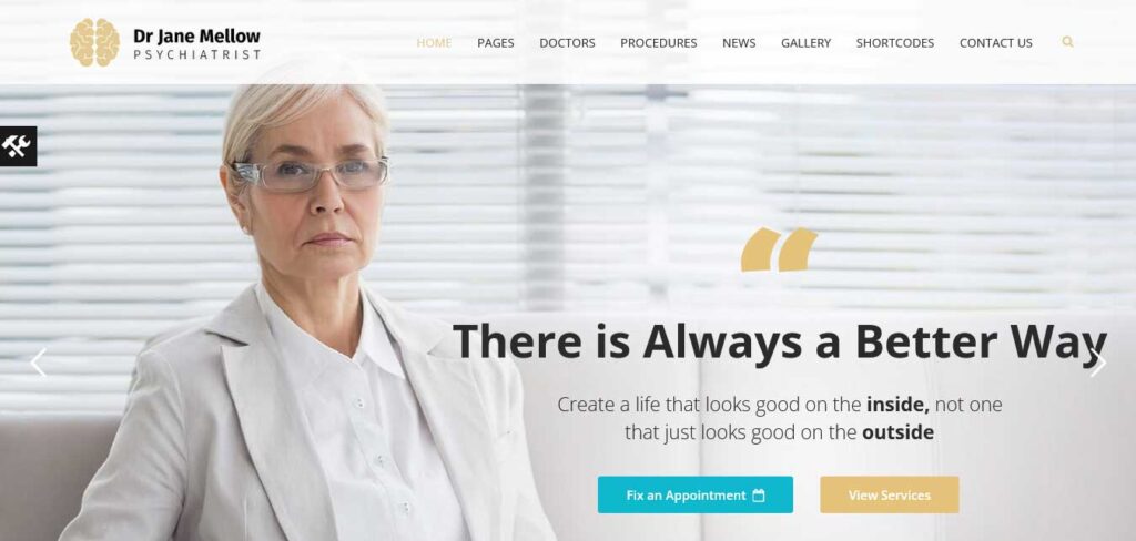 Psychology WordPress theme