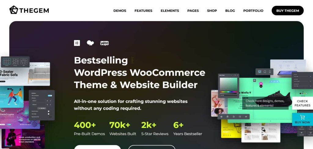 thegem fastest WordPress theme