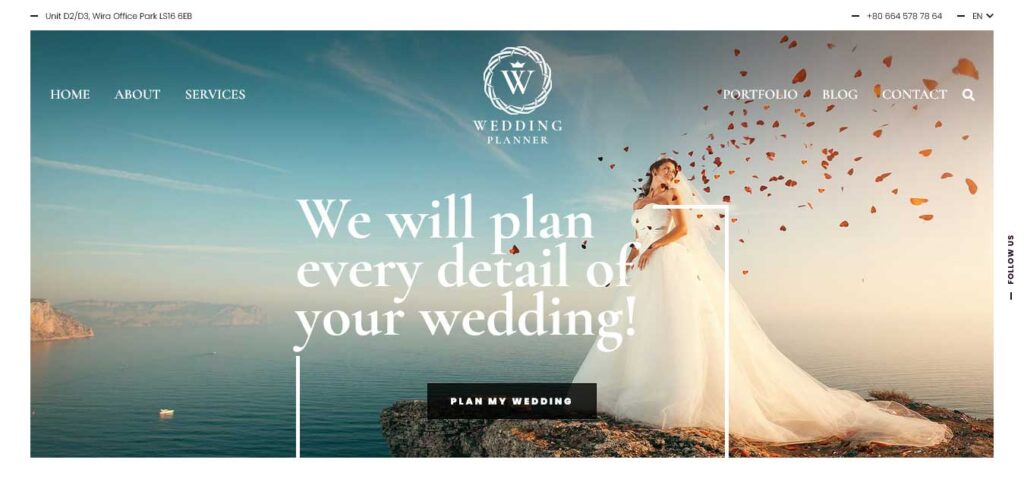 wedding planner wordpress theme