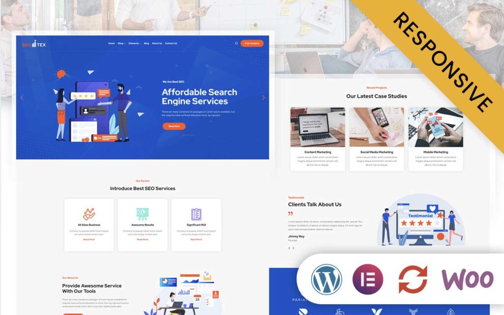 SEOTEX WordPress Theme